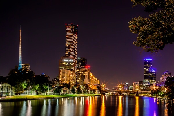 Melbourne-Skyline-At-Night
